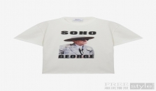 McQueen2025 早秋系列 限量Soho人物主题T恤