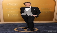 Jack Quaid（杰克·奎德）身着dunhill出席第31届美国演员工会奖颁奖典礼